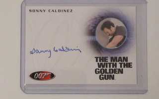 James Bond 007 Sonny Caldinez Signature