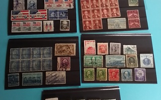 *Mielenkiintoinen erä ulkomaan vanhoja postimerkkejä, kts.*