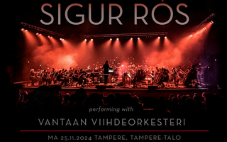 Sigur Ros Tampere-talo, Ma 25.11. kaksi lippua