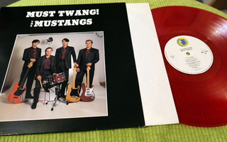 The Mustangs – Must Twang! Lp Fin. 1986 RED VINYL LP!