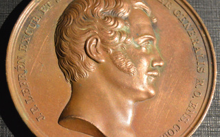 Ruotsi, 1839 Johan Peter Lefren pronssi mitali