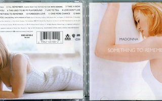MADONNA . CD-LEVY . SOMETHING TO REMEMBER