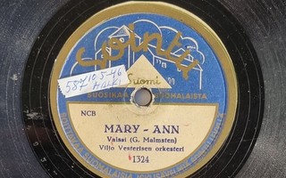 Savikiekko 1946 - Viljo Vesterinen - Mary-Ann - Sointu 1324