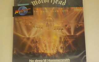 MOTÖRHEAD - NO SLEEP TIL HAMMERSMITH EX+/EX+ LP uk-90