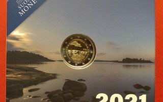 Suomi, 2 Euro 2021 PROOF, Ahvenanmaan itsehallinto.