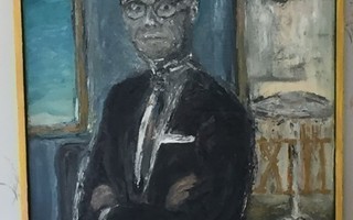 Presidenttikuva Alexander Stubb Öljymaalaus