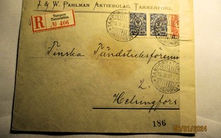 1915 Tampere J & W Pahlman R liikekuori
