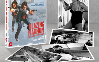 Blazing Magnum (Blu-Ray) Slipcover + Postcards (1976 UUSI