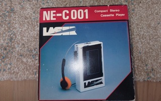 LASER NE-C001 kasettisoitin walkman tyyliin