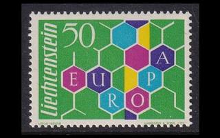 Liechtenstein 398 ** Europa (1960)