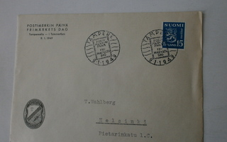 Tampere, Postimerkin päivä 9.1.1949