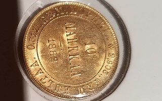 10 Mk 1882 kulta