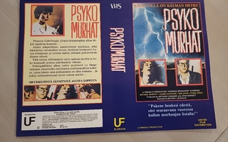 Psykomurhat VHS kansipaperi / kansilehti