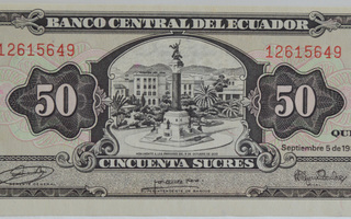 Ecuador 1988 50 Sucres