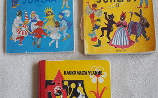 NÄYTELMIÄ LAPSILLE 3 kpl kirjapaketti, 1956-63