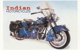 Mainos Indian motorcycles (isohko postikortti)