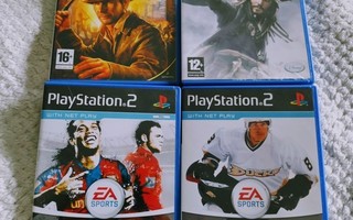4 peliä Playstation 2