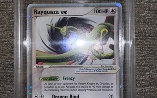 Rayquaza ex pokemon promo kortti grade ap psa 8