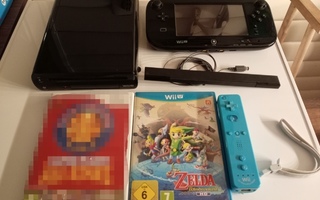 Wii u konsoli + 4 peliä