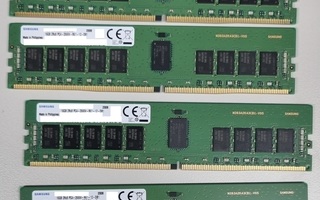 64Gb (4x16Gb) PC4-2666V-R DDR4 RDIMM muistikammat