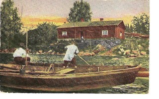 Pernaja, Pernå, kulkeneet 1916 ja 1932.