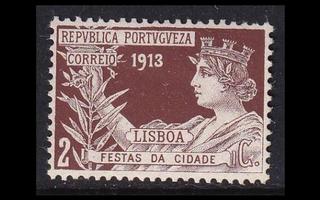 Portugali ZW_6 * Lisämaksumerkki kaupunkijuhlat 2 C (1912)