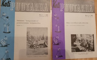 Kotipuutarha N:o1 Tammikuu ja N:o 2 1957 Helmikuu