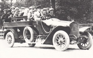AUTOKORTTI - LINJA-AUTO HANSA v.1914