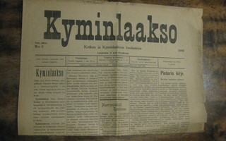 Sanomalehti  Kyminlaakso  21.7.1906