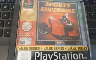 PS1 Sports Superbike + kotelo ja ohjeet