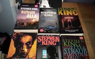 Stephen King x9 - 9 suomenkielistä kirjaa