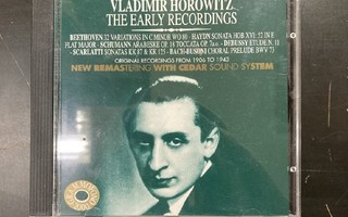 Vladimir Horowitz - The Early Recordings CD