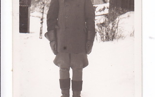 VANHA Valokuva Lentäjä Postikorttikoko 1920-l