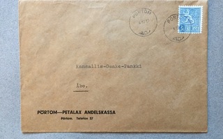 Firmakuori Pörtom Petalax Andelskassa 1957