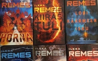 6 kpl Remeksen kirjoja