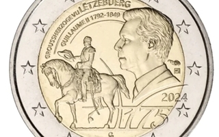 Luxemburg 2024 2 euro CC "175v Wilhelm II kuolemasta" unc