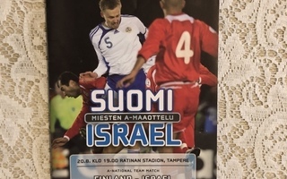 Käsiohjelma: Suomi- Israel. 2008.