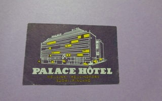 TT-etiketti Palace Hotel, Helsinki Helsingfors