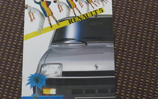 1984 Renault 5 esite -  16 sivua - KUIN UUSI