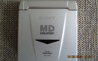 KANNETTAVA MINIDISC SOITIN SONY MZ-E33