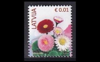 Latvia 899_II ** Käyttösarja kukka 0.01 € -15 (2014)