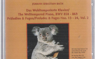 Bach - The welltempered piano, preludes & fuges 13-24 - CD