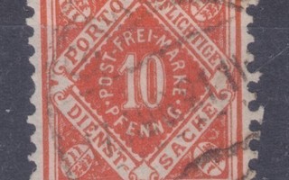 Saksa Wyrtenberg 1921  Mi dienst 150