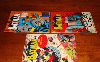 Batman 8 , 9 & 10 / 1967 ; kohtuu kuntoiset