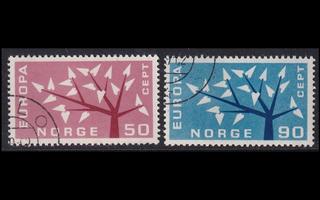 Norja 476-7 o Europa (1962)