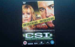 DVD: CSI 7 kausi, jaksot 1-12 3xDVD (2007)