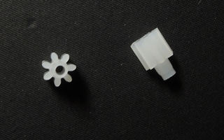 7-hampainen pieni hammasratas 0.75mm akselille (2 kpl)