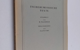 Heikki Paasonen : Tscheremissische Texte