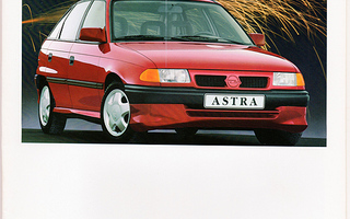 Opel Astra - varaosa- ja lisävaruste-esite 1991