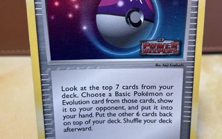 Master ball - Stamped reverse holo - Ex Power keepers